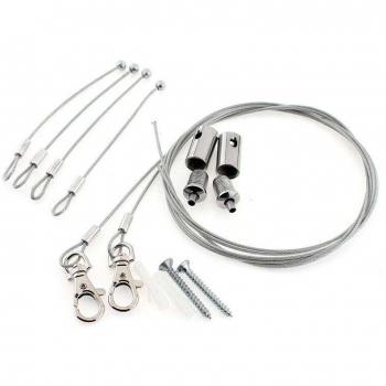 LEDBOX Colgantes 2xcables de suspensión doble LEVIT 1m