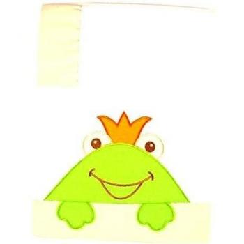 Juego de sábanas color beig/verde para cuna de 60 x 120cm. 100% Algodón
