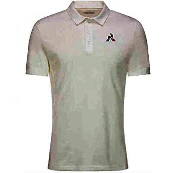 Le Coq Sportif Tennis Polo SS N°5 M, Hombre, New Optical White