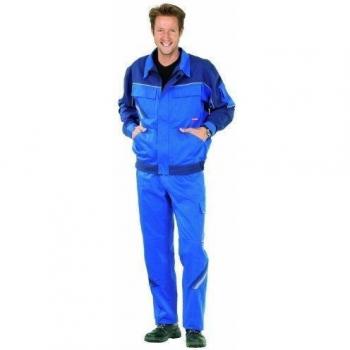 Planam-pantalón con Pinzas Highline Bleu vif/Marine Talla:60