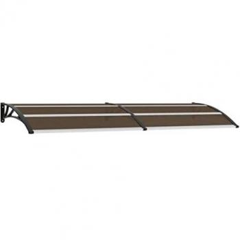 vidaXL Marquesina para Puerta de PC Toldos Persianas Casa Jardín Hogar Terraza Patio Parasoles Balcón