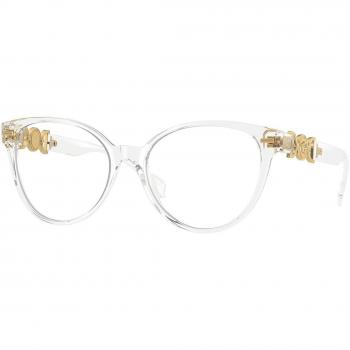 Versace VE3334 148 Women’s Eyeglasses Clear Size 53 (Frame Only) - Blue Light Block Available