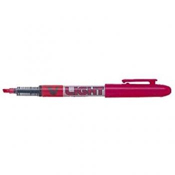 PILOT-Lote de 3 subrayadores de bolsillo V-Light pte biselada, tinta líquida, color rosa