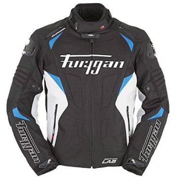 Furygan Jack viento, color negro/azul, talla L