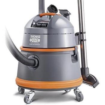 Thomas Boxer 788119 robusto y potente Lavado en Húmedo y Seco Aspiradora, 1400 W, 4 barra, gris/naranja