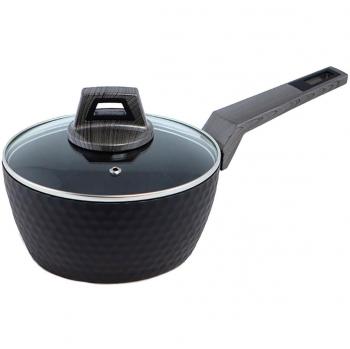 Cazo Amercook Black Ice con Tapa de Aluminio Negro 18cm BLA0418