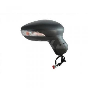 Espejo retrovisor derecho eléctrico calefactable asférico ALKAR 6126362 para FORD FIESTA 6 y FIESTA 6 Van