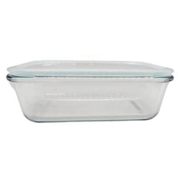 Recipientes Herméticos de Cristal Rectangular para Alimentos - Aptos para Horno, Microondas y Congelador - Sin BPA - Taper para Comida 23x17.5x8.4 cm