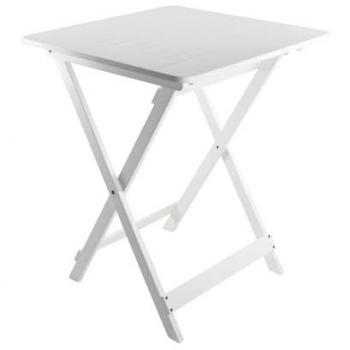 Mesa Plegable de Bambú Barnizada 60x60x75cm 7house