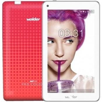 TABLET WOLDER MITAB PRO COLORS ROJO - QC A7 1.5GHZ - 1GB - 8GB - 7'/17.78CM IPS 800x1280 - 5MP/2MP - BT - MICROSD - ANDROID 6.0 - BAT 2800MAH
