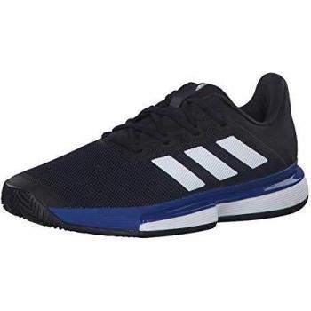 adidas Solematch Bounce M Clay, Zapatillas Tenis Hombre, Multicolor Legend Ink FTWR White Team Royal Blue, 44 2/3 EU