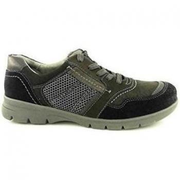 Jana - Zapatos de cordones para mujer Negro negro, color Negro, talla 7.0