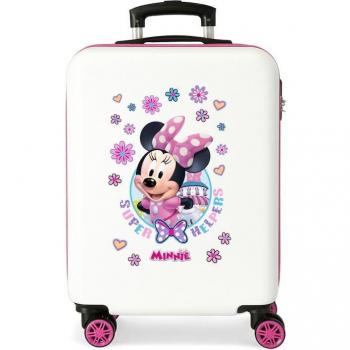 Disney Minnie Happy Helpers Maleta de Cabina Infantil Rígida Blanco 38 cm 35L