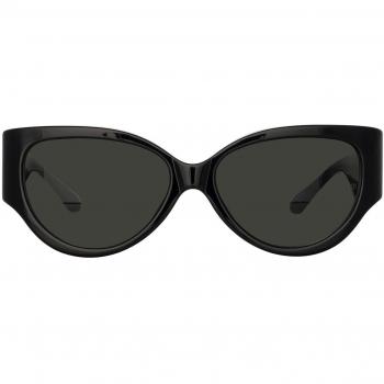 Linda Farrow CONNIE LFL1425 C1 Women’s Sunglasses Black Size 57