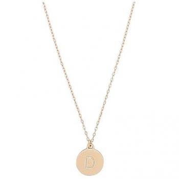 Kate Spade New York Gold Mini Initial Pendant Necklace 'D' - One Size