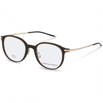 Porsche Design P8734 E000 Men's Eyeglasses Brown Size 51 (Frame Only) - Blue Light Block Available