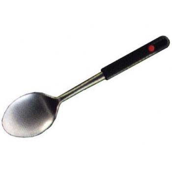 Metaltex Cucharon legumbres Inoxidable, Gris/Negro, 36x5x6