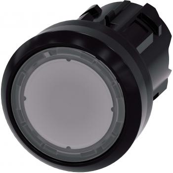 Cabezal de pulsador Siemens SIRIUS ACT Ø 22mm Transparente Enclavamiento IP66/IP67/IP69K