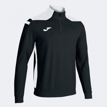 Joma Championship VI Men's 1/2 Zip Sweatshirt - Black and White