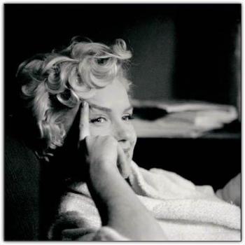 Artopweb Panel Decorativo con Diseño Erwitt Marilyn Monroe, Madera, Multicolor, 27x3x27 cm