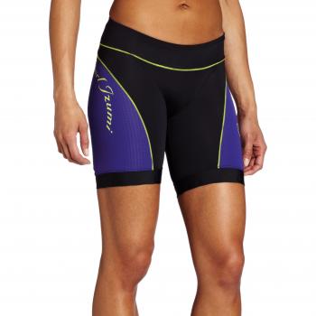 PEARL IZUMI ELITE In-R-Cool Tri Shorts SeÃ±ora SeÃ±ora, Negro/PÃºrpura, M