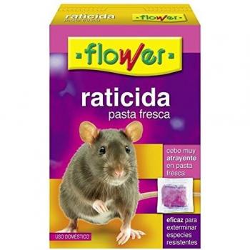 Flower 20539 20539-Raticida Cebo Pasta Fresca 200 g, No Aplica, 9.6x5.7x19 cm