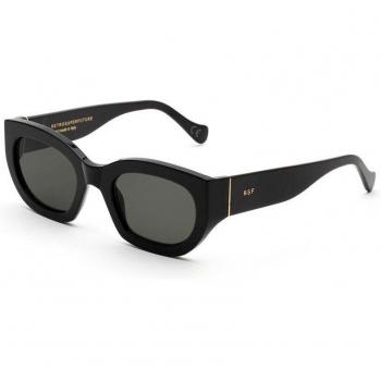 Retrosuperfuture ALVA BLACK 38L Unisex Square Sunglasses