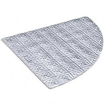Tatay Alfombra de Bañera Antideslizante de PVC con Ventosas, Resistentes a Moho y Microbios, Anti-Bacteriano, Diseño Barcelona, Translucido. Medidas 48 x 48 cm