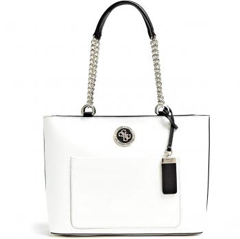 Guess Landon Tote White Multi