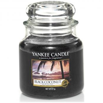 Yankee Candle 1254004E Vela en un Vaso Doze, Negro de Coco, Frasco Mediano