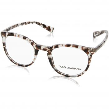 Dolce & Gabbana 0Dg3269, Monturas de Gafas para Hombre, Havana Clear Brown, 51