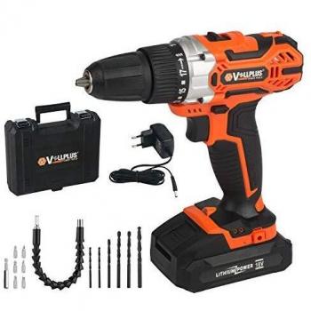 Taladro Atornillado con Bateria Recargable de Litio 18V Par de Torsion Ajustable