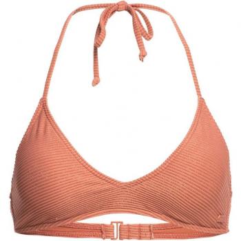 Roxy - Top de mujer Coconut Crew Fixed Bikini Top rojo