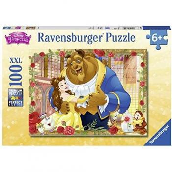 Ravensburger 100-Piece Disney Beauty and the Beast Glitter Jigsaw Puzzle
