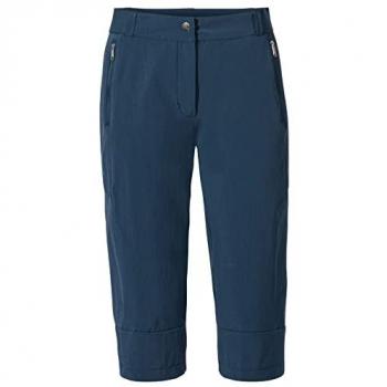 Vaude Farley Stretch III Women's Capri Trekking Pants - Size 40/44, Dark Sea Blue