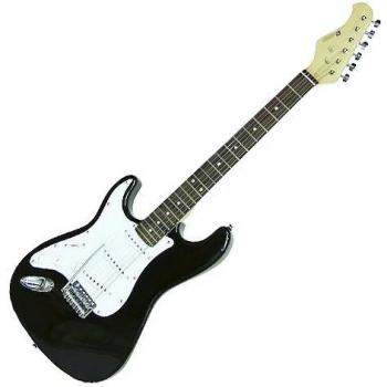 Dimavery ST-203 izquierda para guitarra eléctrica, negro