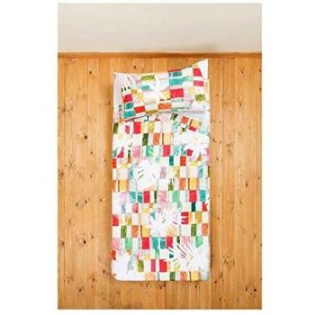 Desigual sheet1 _ salvaje – Sábana para cama individual con funda de almohada de algodón, 280 x 160 cm), multicolor