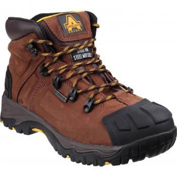 Amblers Mens Safety FS39 Waterproof Safety Boots Brown Size 7