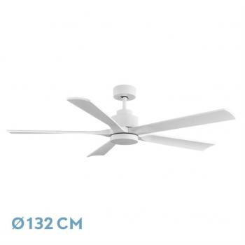 Ventilador de Techo DC Cairo 24W Blanco 5 Aspas