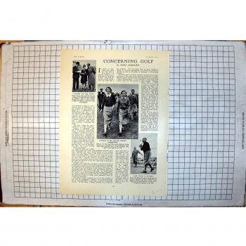 Impresión del Vintage de los Finalistas C Para mujer Escocesa Tolley 1939 del Parque J Anderson del Cm del Golf