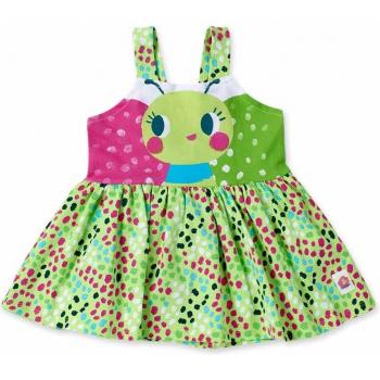 Tuc Tuc - Vestido de niña estampado con tirantes cruzados Tropadelic