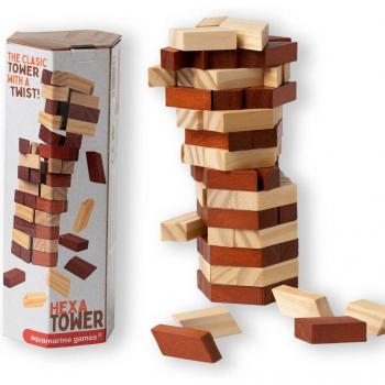 Torre de equilibrio hexagonal Aquamarine Games