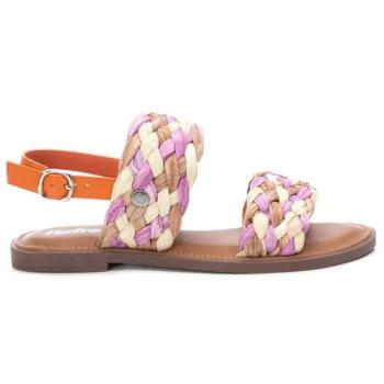 Refresh Sandalia Mujer Raffia Trenzada Multicolor Hebilla Certificado Vegano