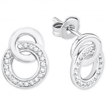 Aretes de Plata 925 para Dama con Zircón Sintético - Modelo 2015121
