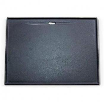 Plancha 1/2 Grill SWEEEK para Barbacoas Albert y Bazin 4, Negra, 39.3x31.8x2 cm