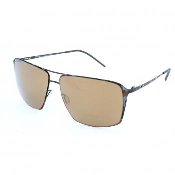 Italia Independent I-I MOD 0210 I-THIN METAL 093.000 Men's Tortoiseshell Sunglasses Size 61