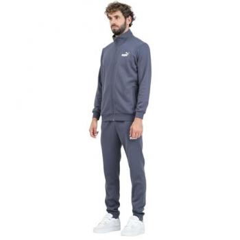 Chándal Puma Clean Sweat Suit para hombre en gris galáctico