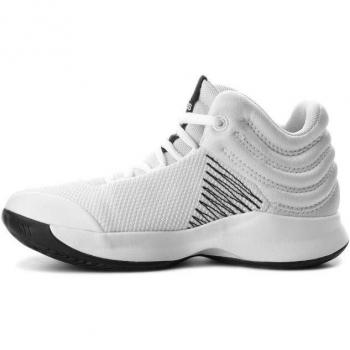 adidas Unisex Kids’ Pro Spark 2018 Basketball Shoes, White Ftwwht/Cblack/Greone 13 UK