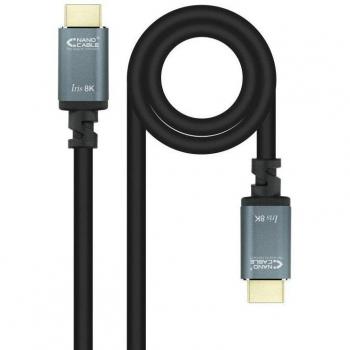 Nanocable Cable HDMI 2.1 IRIS 8K A/M-A/M Negro 10 Metros