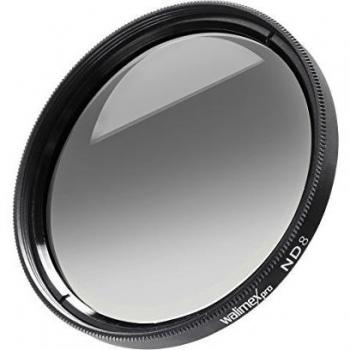 Filtro de Densidad Filtro de 46mm de Lente walimex ND8 para Unidad de Foto-Gris